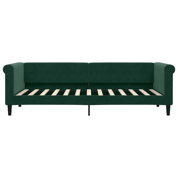 Dagbädd mörkgrön 80x200 cm sammet