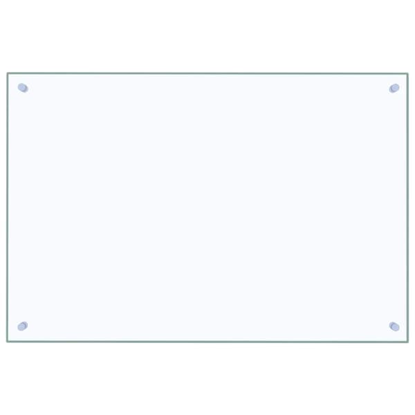 Köksskydd 2 pcs Transparent 90 x 60 cm härdat glas