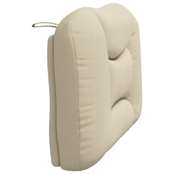 Headboard Cushion "Hvar" Cream 80 cm Fabric