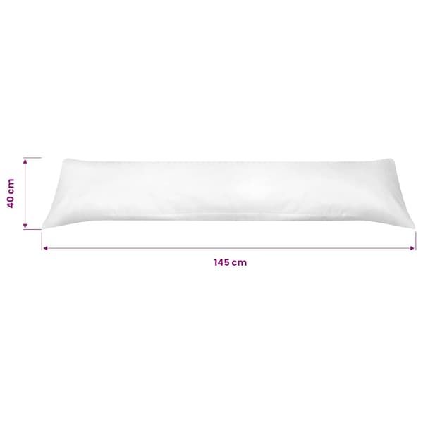 Gravidkudde 40x145 cm vit
