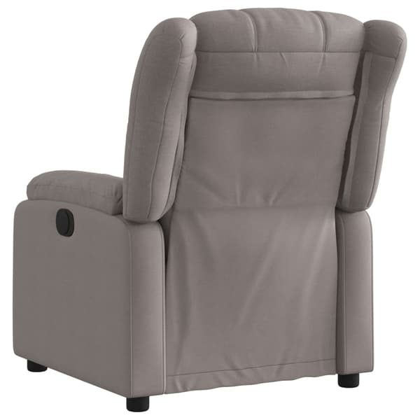 Reclinerfåtölj taupe tyg