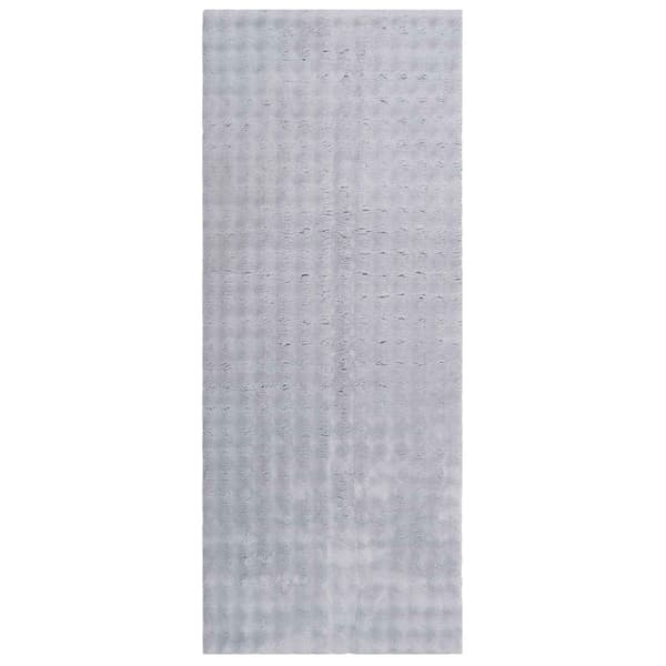 Områdesmattor Rektangulär SIROLO Grå 150 x 80 cm Polyester