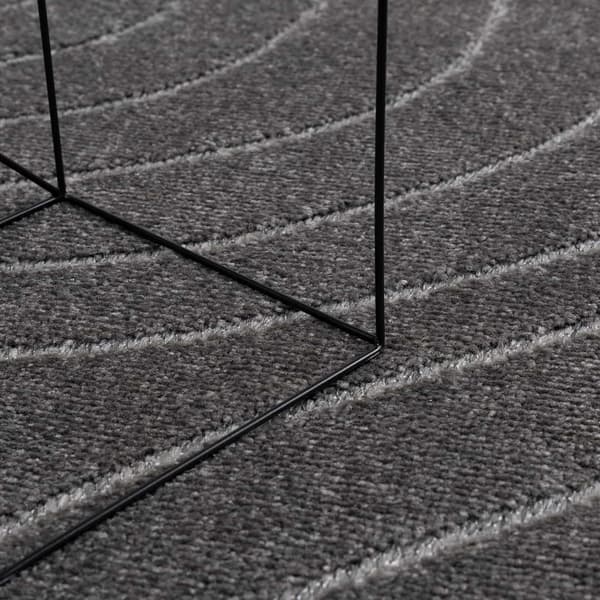 Områdesmattor PALMERAS Antracit 200 x 80 cm Polyester