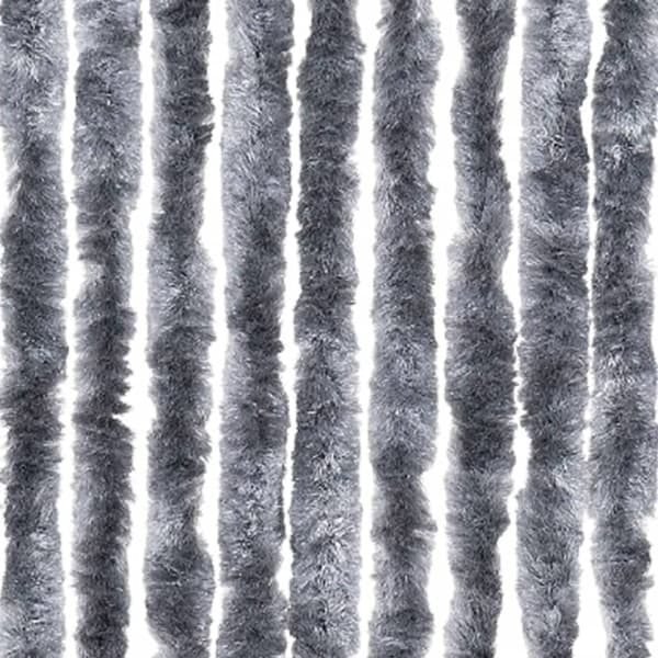 Insektsdraperi silver 90x200 cm chenille