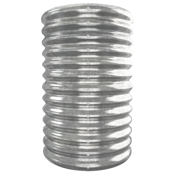 Odlingslåda galvaniserat stål 332x40x68 cm silver