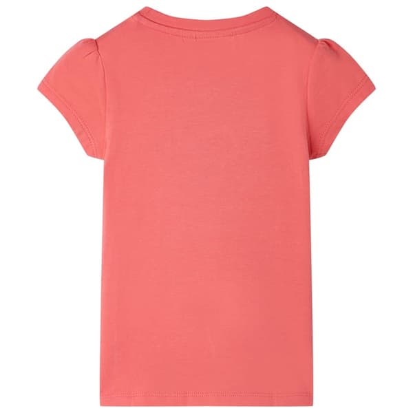 T-shirt för barn korall 128
