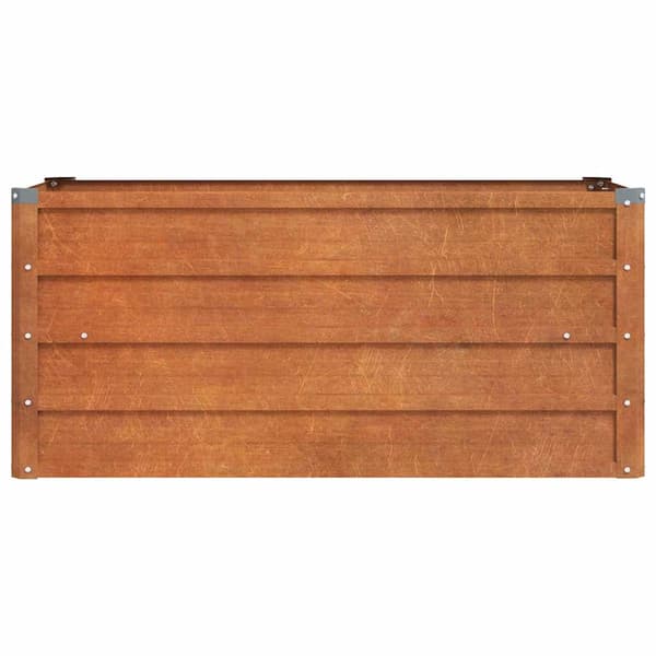 Odlingslåda rostig 100x40x45 cm rosttrögt stål