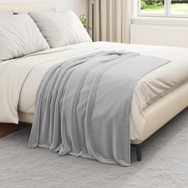 Filtar 6 pcs Grå 130 x 150 cm Fleece