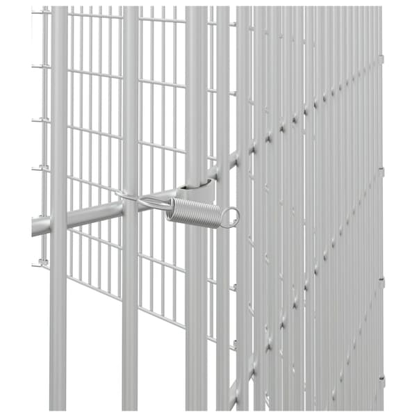 Husdjursbur 12-panel 54x60 cm galvaniserat järn