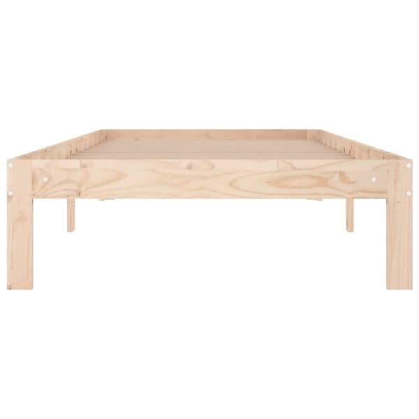 Sängram massivt trä 90x190 cm