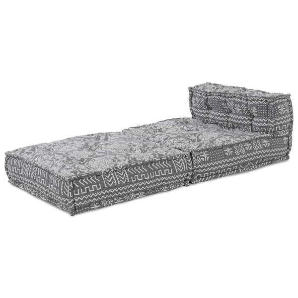 Modulsofa enhet Tyg Ljusgrå 70 x 70 x 56 cm