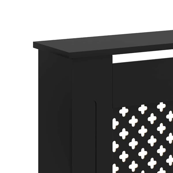 Elementskydd svart 152x19x81,5 cm MDF