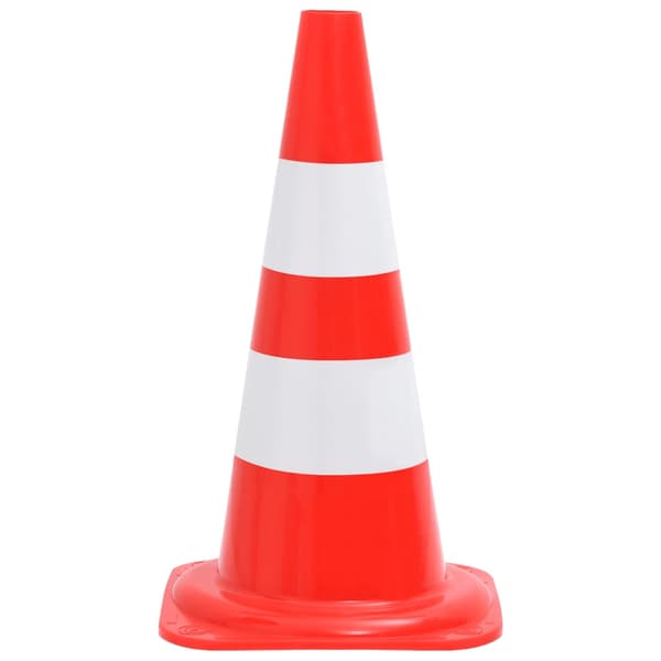 Trafikkoner 20 st röd och vit 50 cm