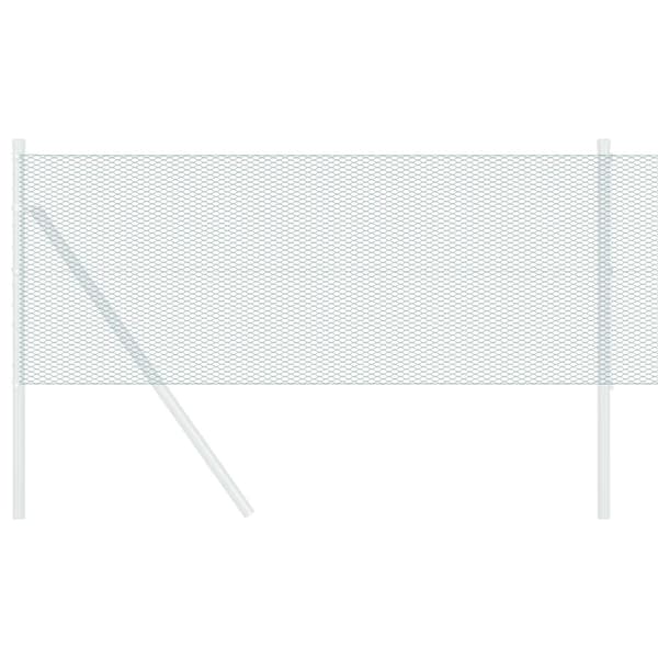 Hexagonstängsel Grön 0,8 x 10 m PVC