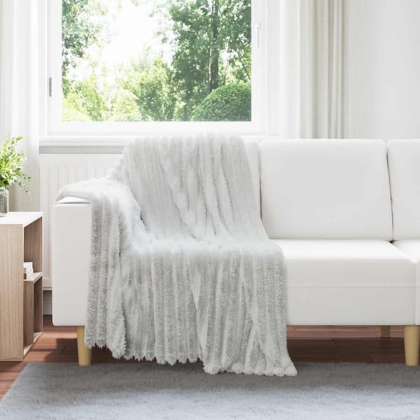 Filtar 6 pcs Grå 150 x 130 cm Fleece