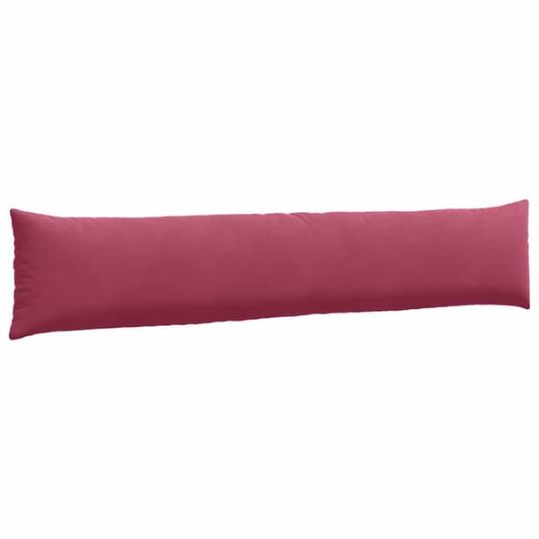Sofakuddar 2 pcs Vinröd 200 x 40 cm Kordread tyg