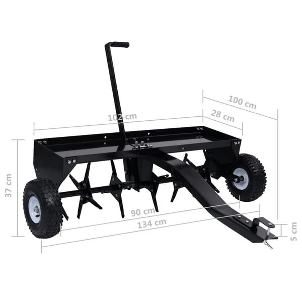 Vertikalskärare för åkgräsklippare 102 cm