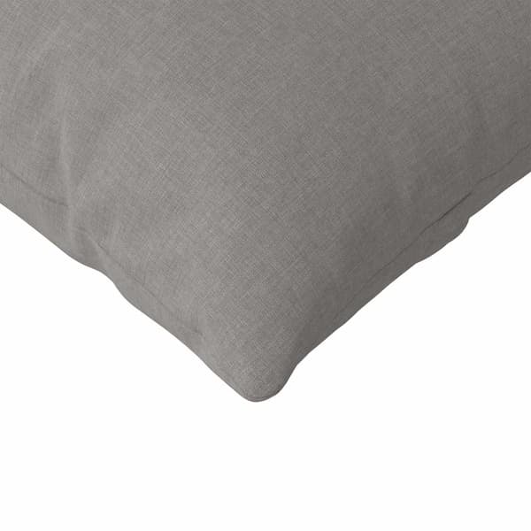 Sofakuddar 2 pcs Taupe 120 x 40 cm tyg