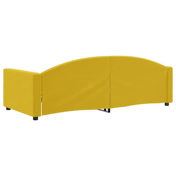 Dagbädd gul 90x200 cm sammet