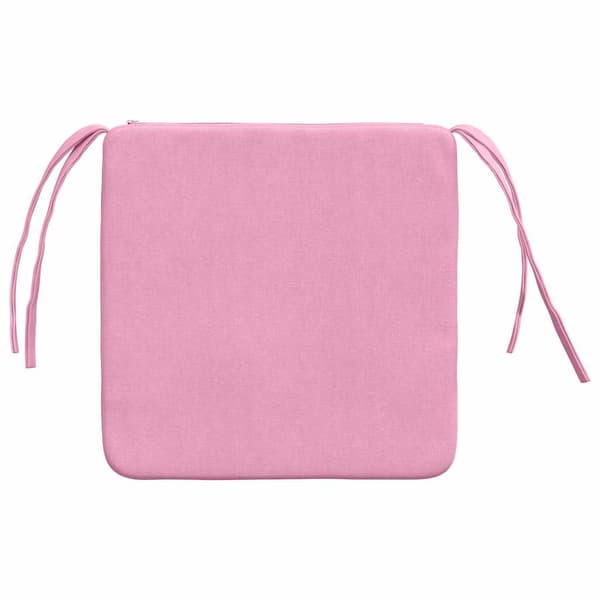 Sittkuddar 4 pcs Rosa 40 x 40 x 3 cm tyg