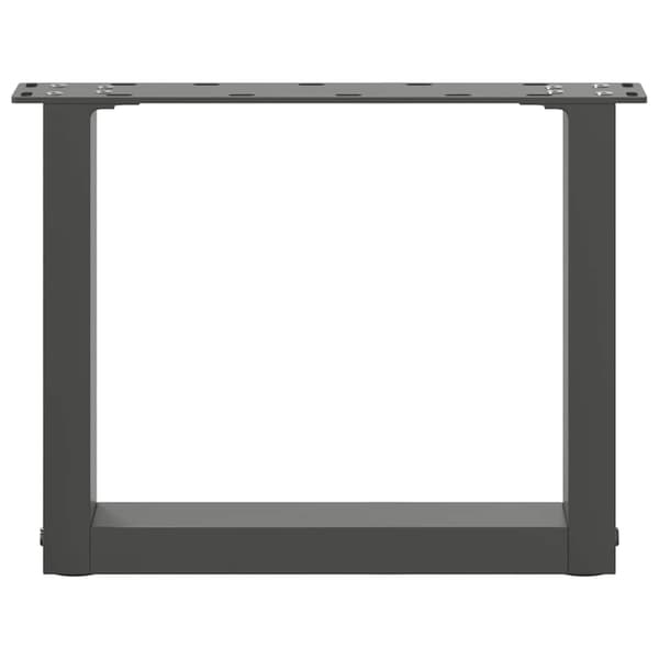 Soffbordsben U-formade 2 st antracit 40x(30-31) cm stål