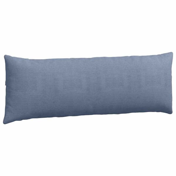 Sofakuddar 2 pcs Blå 120 x 40 cm Kordread tyg