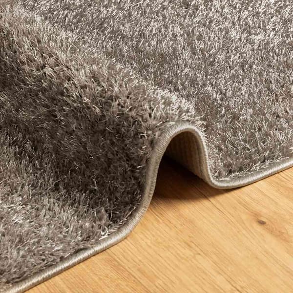 Matta ISTAN långluggad glansig grå 80x150 cm
