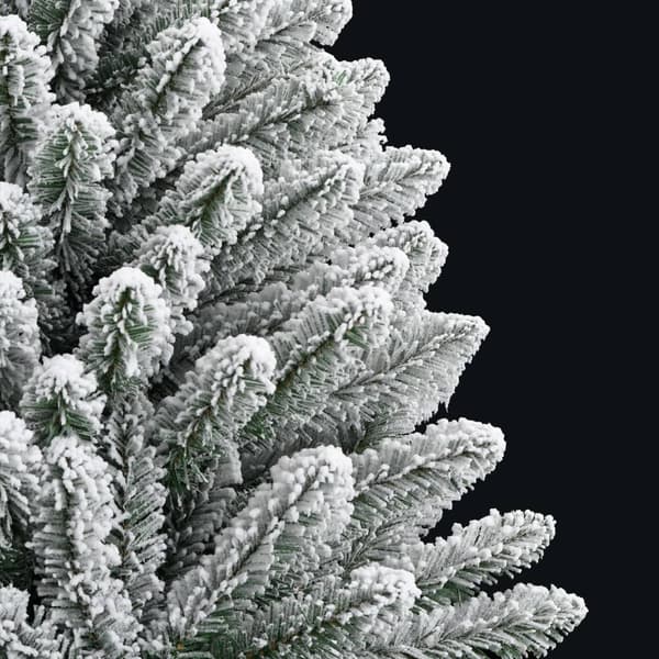 Plastgran med snö gångjärn 120 cm