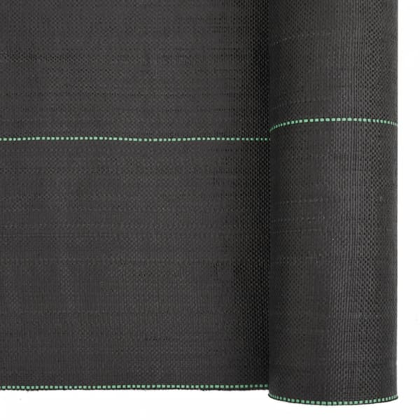 Ogräsmatta svart 2x25 m PP