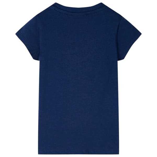 T-shirt för barn marinblå 140