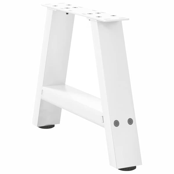 Soffbordsben A-formade 2 st vita 40x(30-31) cm stål