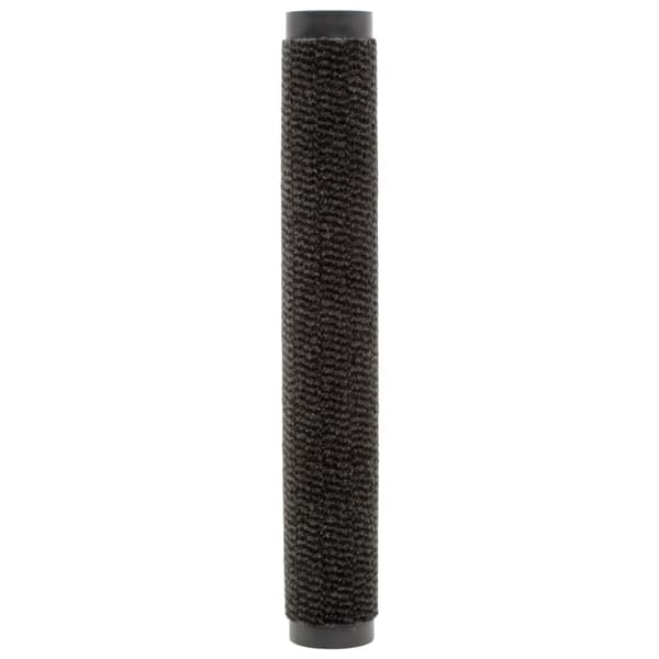 Dörrmattor 2 st rektangulär tuftad 60x90 cm svart