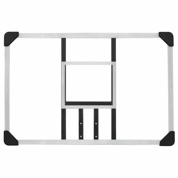 Basketkorg transparent 90x60x2,5 cm polykarbonat