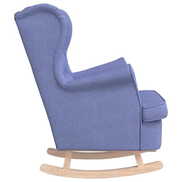 Gungstol Jeans blå 74x90x102 cm tyg