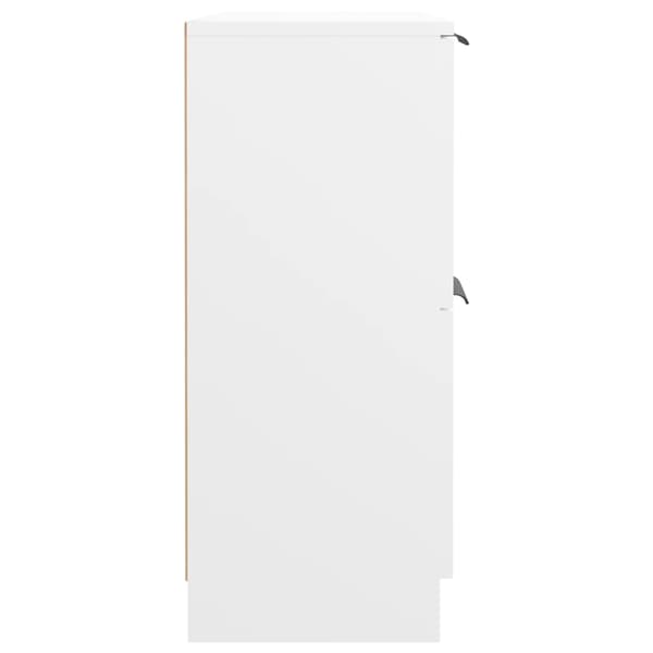 Skänk vit 60x30x70 cm konstruerat trä