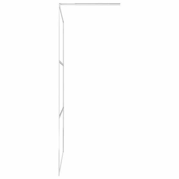Duschvägg med klart ESG-glas 100x195 cm