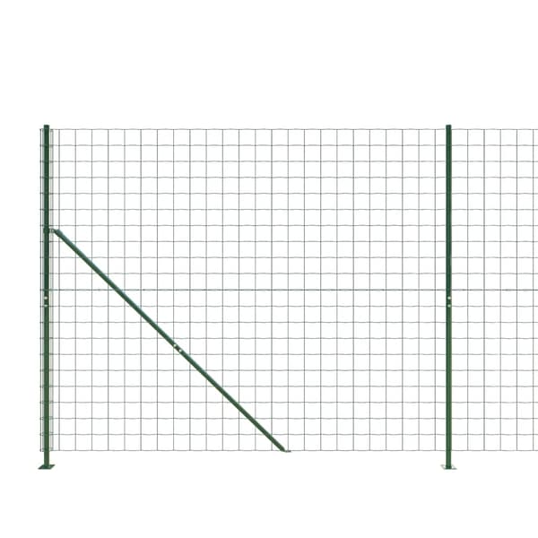 Stängsel med stolpsko grön 2,2x25 m