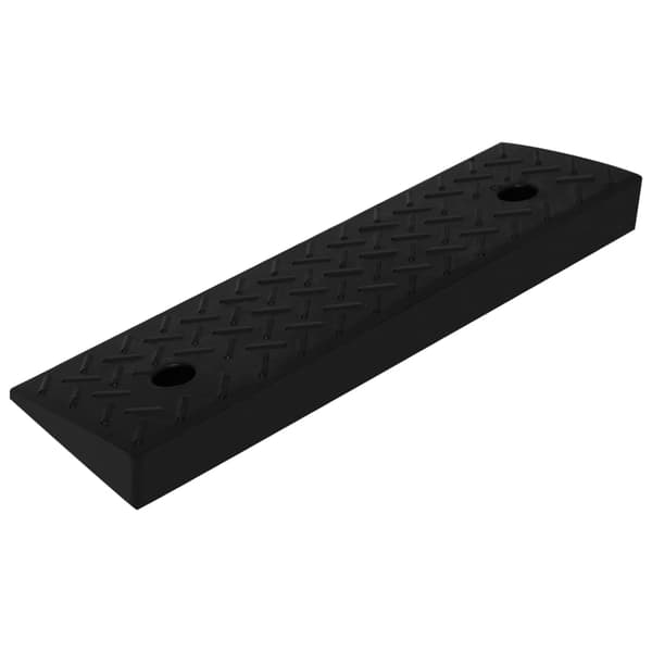 Trottoarramper 2 st 50x17,5x5 cm gummi