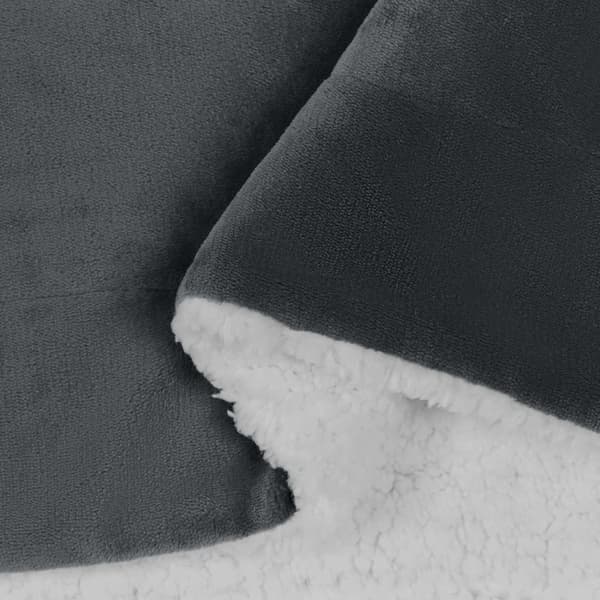 Kastfilt Mörkgrå 130 x 150 cm Fleece