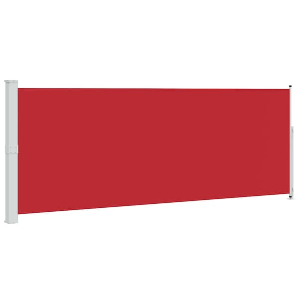 Infällbar sidomarkis 180x500 cm röd