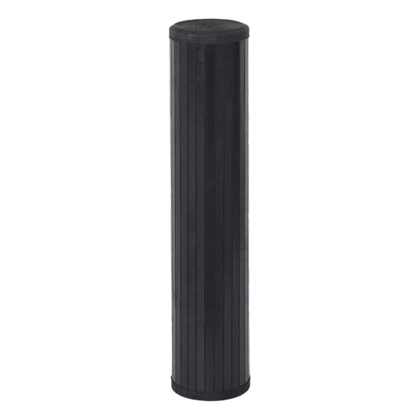Matta fyrkantig svart 100x100 cm bambu
