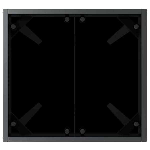 Solstol 3 pcs Svart 197 x 70 x 82 cm konstrotting