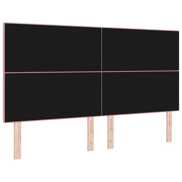 Huvudgavel Rosa 180 cm Sammet