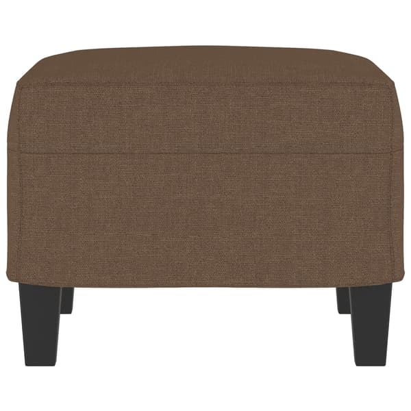 Fotpall brun 60x50x41 cm tyg