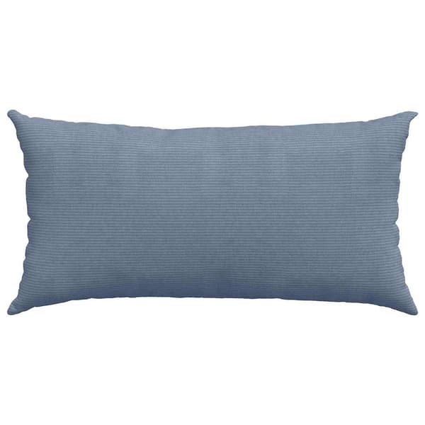 Sofakuddar 2 pcs Blå 80 x 40 cm Kordread tyg