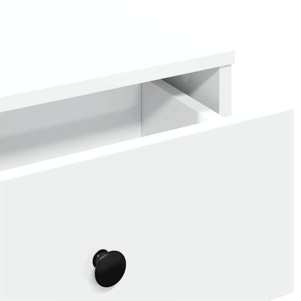 Soffbord vit 60x45x31 cm konstruerat trä