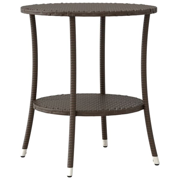 Bistrogrupp med dynor 3 delar brun konstrotting