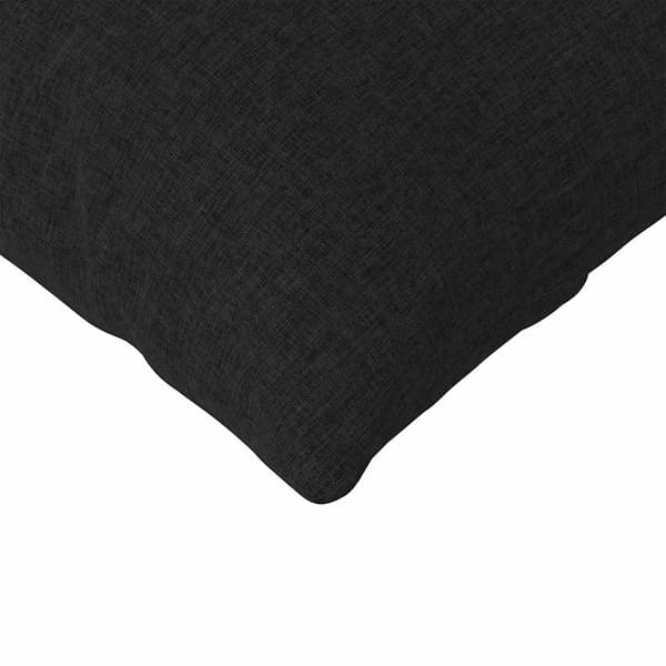 Sofakuddar 2 pcs Svart 145 x 40 cm tyg