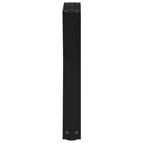 Soffbordsben 2 st svarta 28x(42-43,3) cm stål