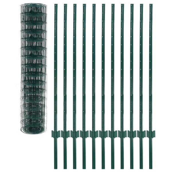 Eurofence stål 20x1,2 m grön